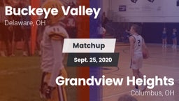 Matchup: Buckeye Valley vs. Grandview Heights  2020