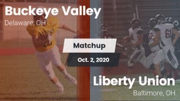 Matchup: Buckeye Valley vs. Liberty Union  2020