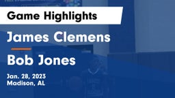 James Clemens  vs Bob Jones  Game Highlights - Jan. 28, 2023