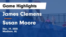 James Clemens  vs Susan Moore  Game Highlights - Dec. 19, 2020