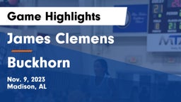 James Clemens  vs Buckhorn  Game Highlights - Nov. 9, 2023
