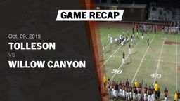 Recap: Tolleson  vs. Willow Canyon  2015