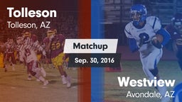 Matchup: Tolleson vs. Westview  2016