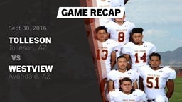 Recap: Tolleson  vs. Westview  2016