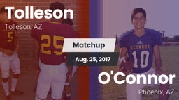 Matchup: Tolleson vs. O'Connor  2017