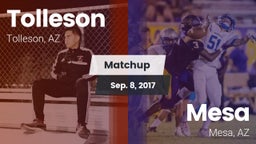 Matchup: Tolleson vs. Mesa  2017