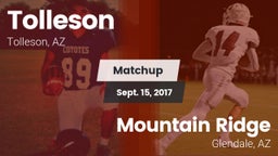 Matchup: Tolleson vs. Mountain Ridge  2017
