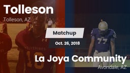 Matchup: Tolleson vs. La Joya Community  2018