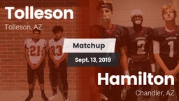 Matchup: Tolleson vs. Hamilton  2019