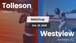 Matchup: Tolleson vs. Westview  2020