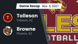 Recap: Tolleson  vs. Browne  2021
