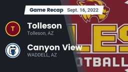 Recap: Tolleson  vs. Canyon View  2022