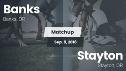 Matchup: Banks vs. Stayton  2016