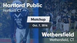 Matchup: Hartford Public vs. Wethersfield  2016