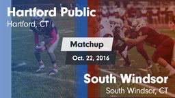 Matchup: Hartford Public vs. South Windsor  2016