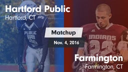 Matchup: Hartford Public vs. Farmington  2016