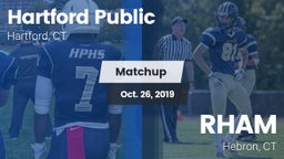 Matchup: Hartford Public vs. RHAM  2019
