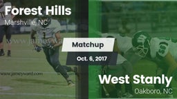 Matchup: Forest Hills vs. West Stanly  2017