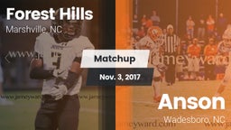 Matchup: Forest Hills vs. Anson  2017
