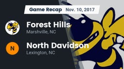 Recap: Forest Hills  vs. North Davidson  2017