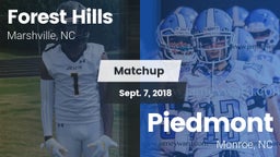 Matchup: Forest Hills vs. Piedmont  2018