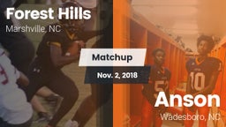 Matchup: Forest Hills vs. Anson  2018