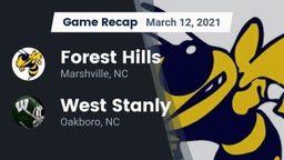 Recap: Forest Hills  vs. West Stanly  2021