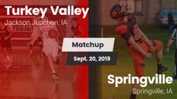 Matchup: Turkey Valley vs. Springville  2019