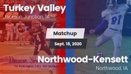 Matchup: Turkey Valley vs. Northwood-Kensett  2020