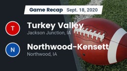 Recap: Turkey Valley  vs. Northwood-Kensett  2020