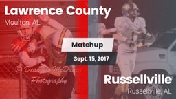 Matchup: Lawrence County vs. Russellville  2017