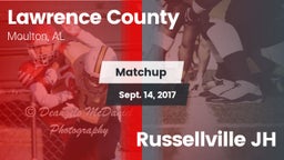 Matchup: Lawrence County vs. Russellville JH 2017