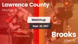 Matchup: Lawrence County vs. Brooks  2017
