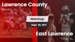 Matchup: Lawrence County vs. East Lawrence  2017