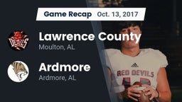 Recap: Lawrence County  vs. Ardmore  2017