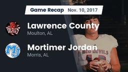 Recap: Lawrence County  vs. Mortimer Jordan  2017
