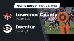 Recap: Lawrence County  vs. Decatur  2018