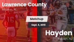 Matchup: Lawrence County vs. Hayden  2019