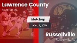 Matchup: Lawrence County vs. Russellville  2019