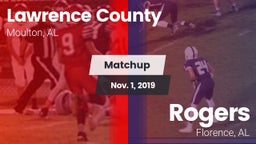 Matchup: Lawrence County vs. Rogers  2019