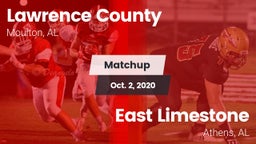 Matchup: Lawrence County vs. East Limestone  2020