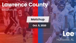 Matchup: Lawrence County vs. Lee  2020