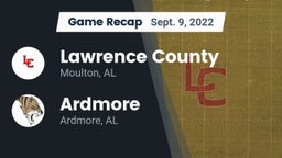 Recap: Lawrence County  vs. Ardmore  2022