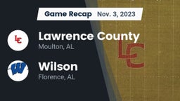 Recap: Lawrence County  vs. Wilson  2023