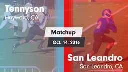 Matchup: Tennyson vs. San Leandro  2016