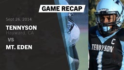 Recap: Tennyson  vs. Mt. Eden  2014