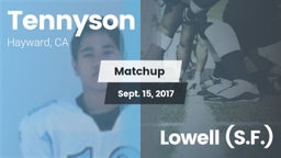 Matchup: Tennyson vs. Lowell (S.F.) 2017