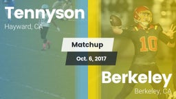 Matchup: Tennyson vs. Berkeley  2017