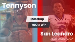Matchup: Tennyson vs. San Leandro  2017