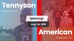 Matchup: Tennyson vs. American  2018